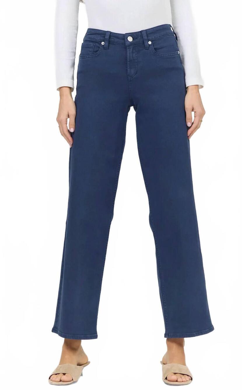 NEW DEAR JOHN DENIM taylor straight leg jeans in naval academy
